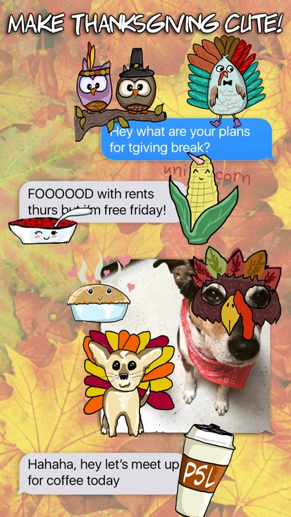 Thanksgiving Fall Stickers
