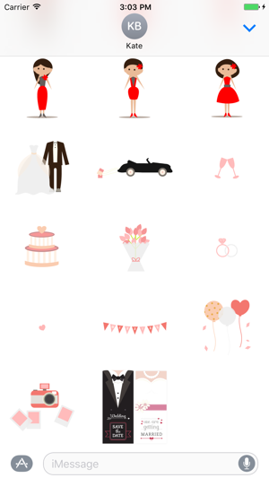 Wedding Couple Stickers(圖3)-速報App