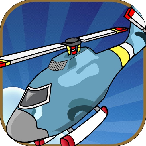 疯狂的直升机 - 好玩的小游戏