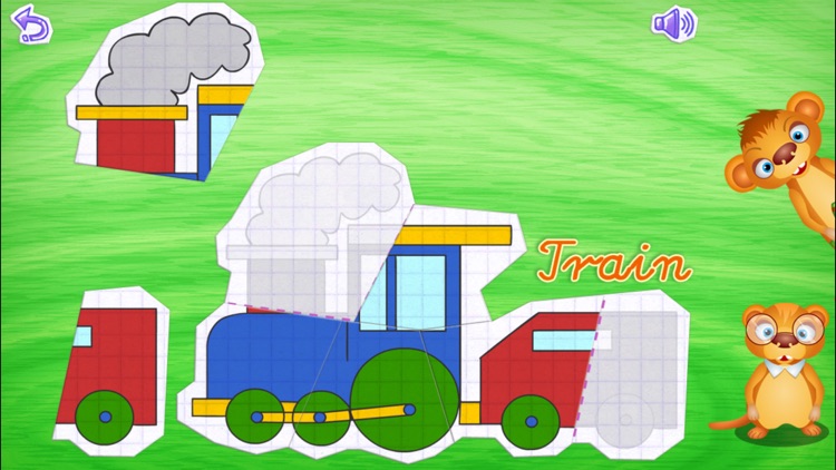 123 Kids Fun PAPER PUZZLES Learning Games for Kids screenshot-0