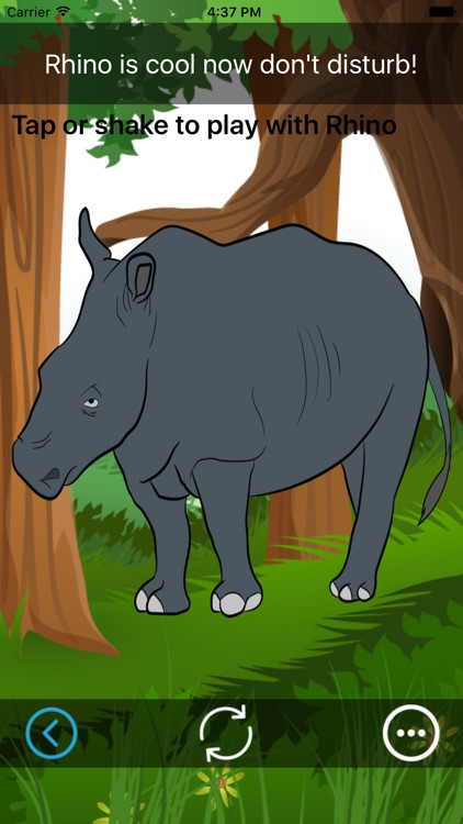 Fun with Rhino - Angry Rhino in jungle screenshot-3