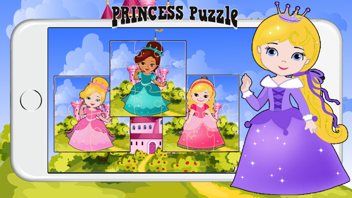 Play Fairy  Princess Cartoon Jigsaw Puzzle Kids