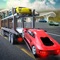 Drive fast the real car trailer with the newest transporter simulator City Car transport cargo truck