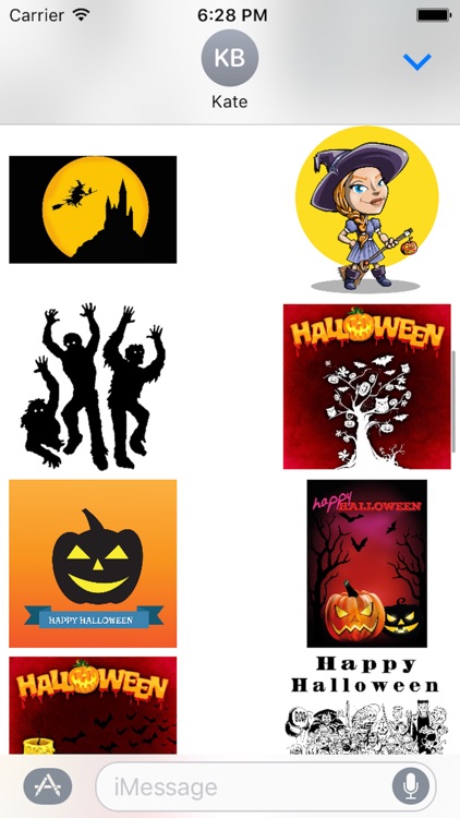 Halloween Stickers Sheet