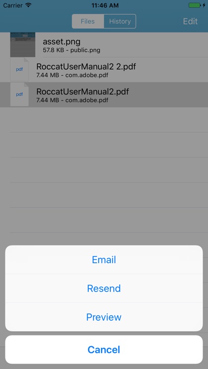 Runecats Flick - Wireless file & text sharing app screenshot-4