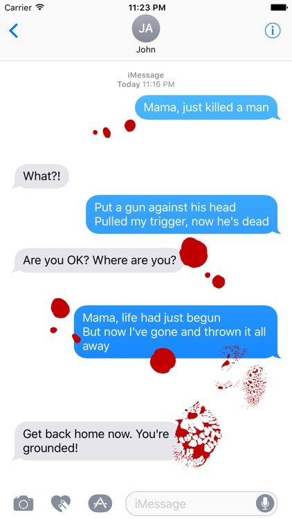 Bloody Stickers
