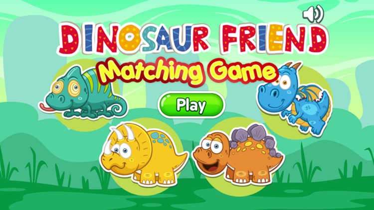 Dinosaur animals matching remember game preschool