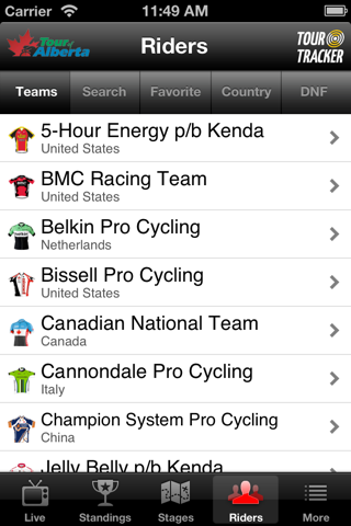 2016 Tour of Alberta Tour Tracker screenshot 3