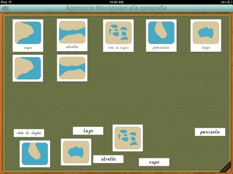 Forme di terra e d’acqua - Montessori Geografia screenshot 4