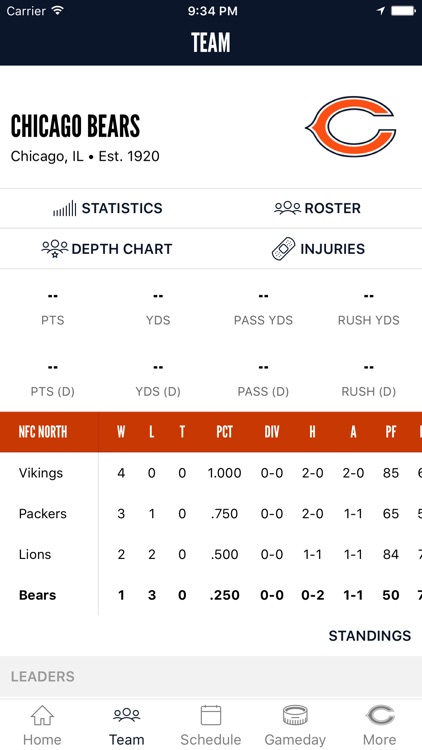 Chicago Bears Official App