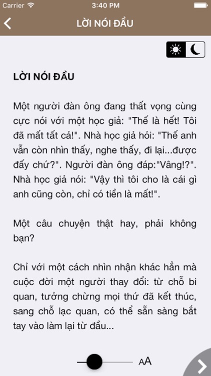 Đời thay đổi khi chúng ta thay đổi