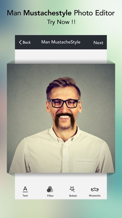 Mustache Photo Editor - Man Photo Editor screenshot-4