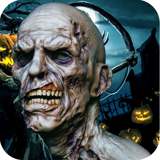 Bad Halloween Land Nightmare Zombies Hunter Pro Icon