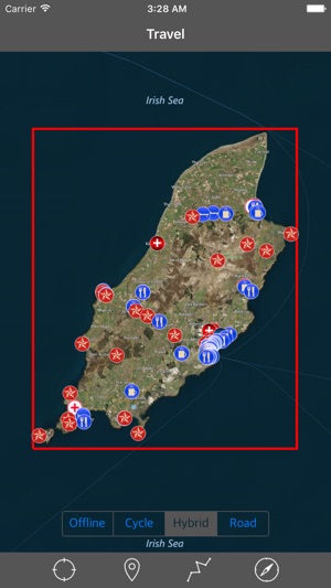 ISLE OF MAN – GPS Travel Map Offline Nav