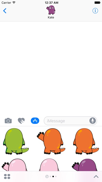 Purple Monster Sticker Pack