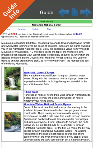 Nantahala National Forest gps outdoor map screenshot 4