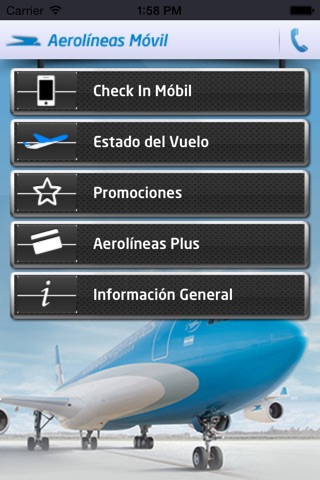 Aerolíneas Argentinas screenshot 2