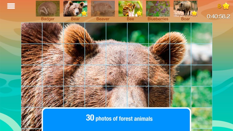 Smart Cubes: forest animals puzzle games for kids