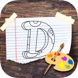 ABC English Letter Coloring -  Color Book For Children