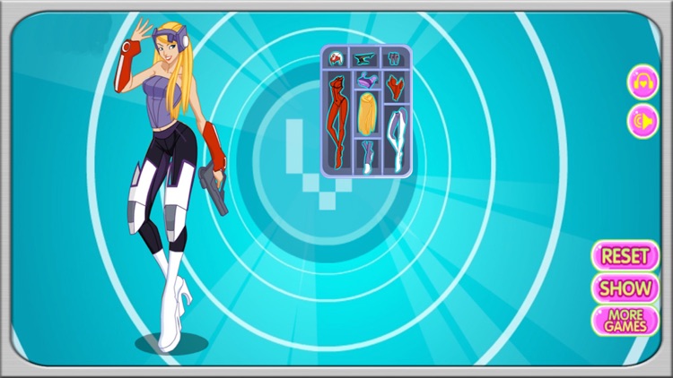 Mecha Girle Dressup Game