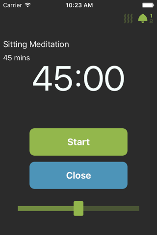 Preset Meditation Timer screenshot 2