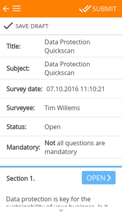 Risk Survey