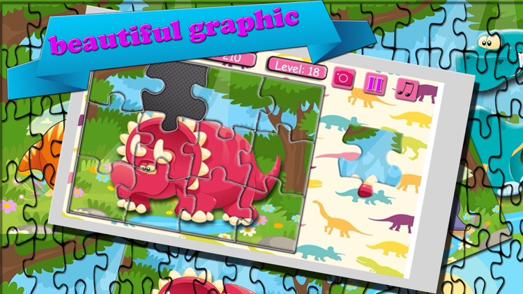 jigsaw puzzles dinosaur learning games for kids
