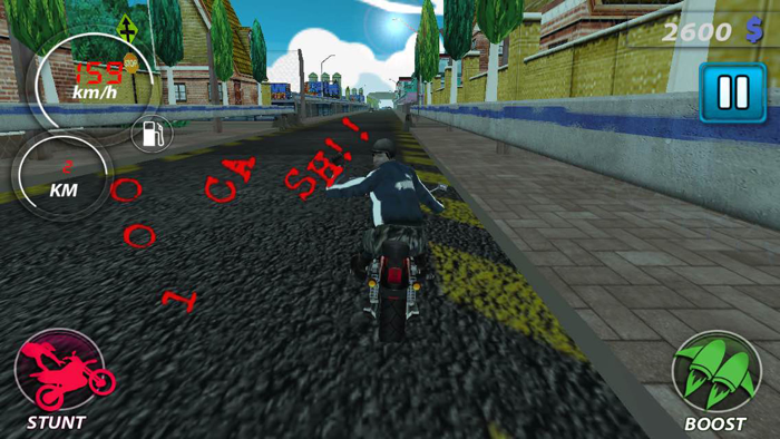 Crazy Bike Ride  Stunts