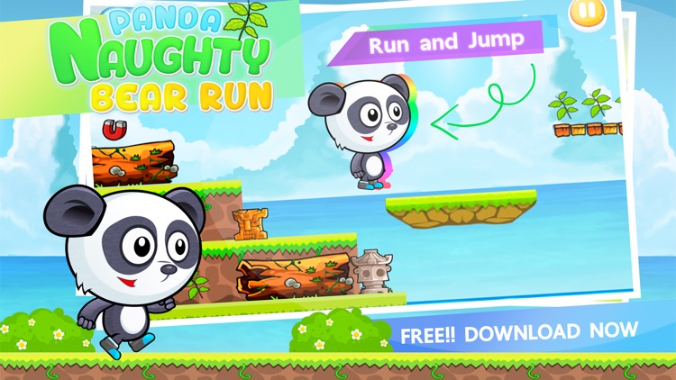 Panda Naughty Bear Run