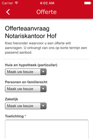 Notaris Hof screenshot 3
