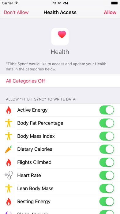 Health Sync for Fitbit screenshot1