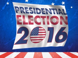 Presidential Election Stickers Set 2016