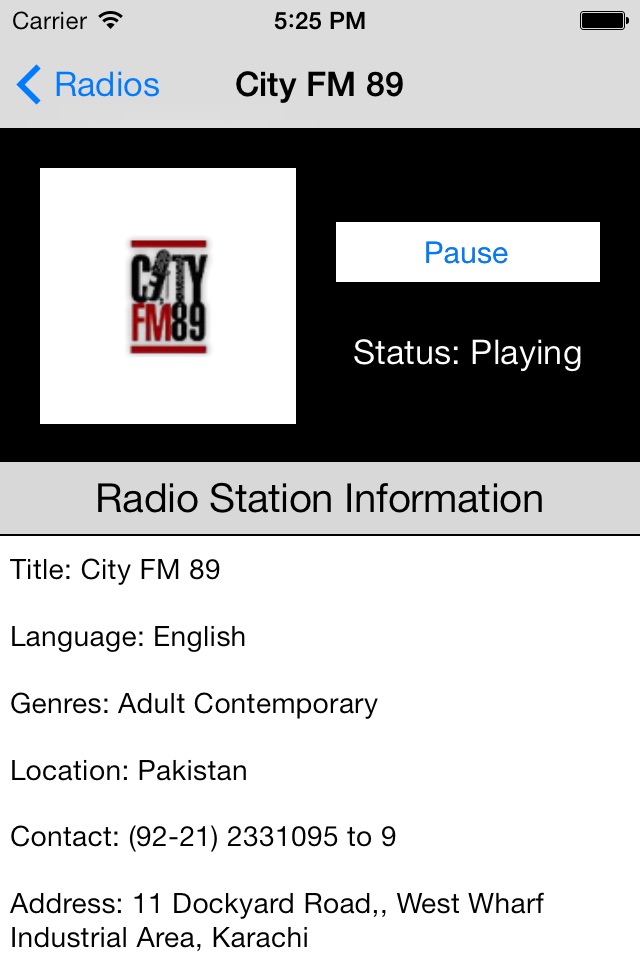 Pakistan Radio Live Player (Islamabad / Urdu / پاکستان ریڈیو / اردو) screenshot 3