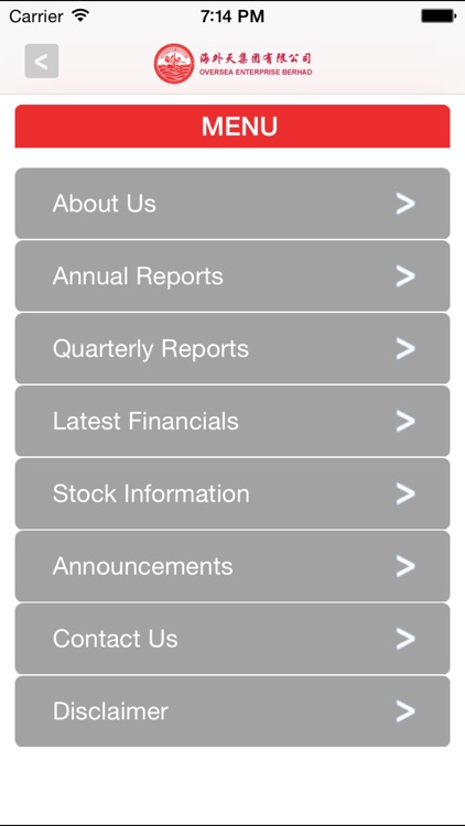 Oversea Enterprise Berhad Investor Relations