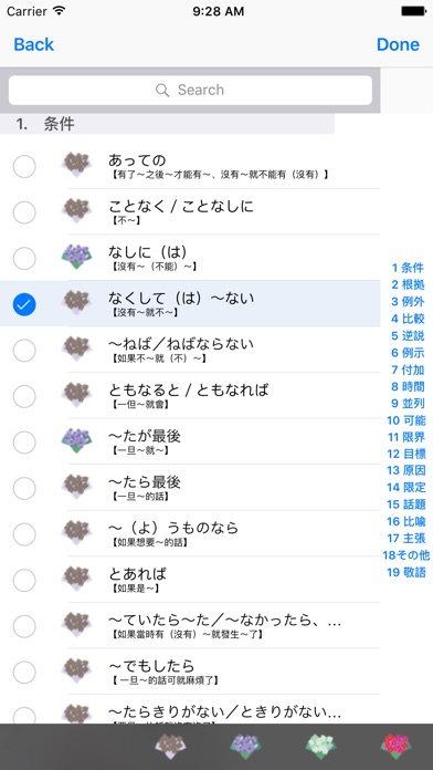 新しい日本語能力試験N1-文法のまとめ screenshot1