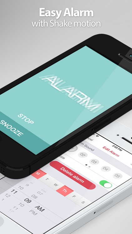 Red Clock - The Minimal Alarm Clock screenshot-4