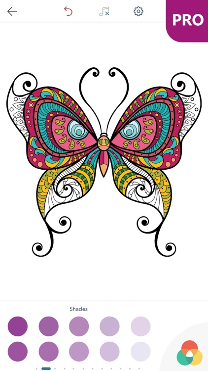 Butterfly Coloring Pages for Adults PRO screenshot-3