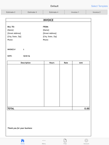Computer Repair Invoice - náhled