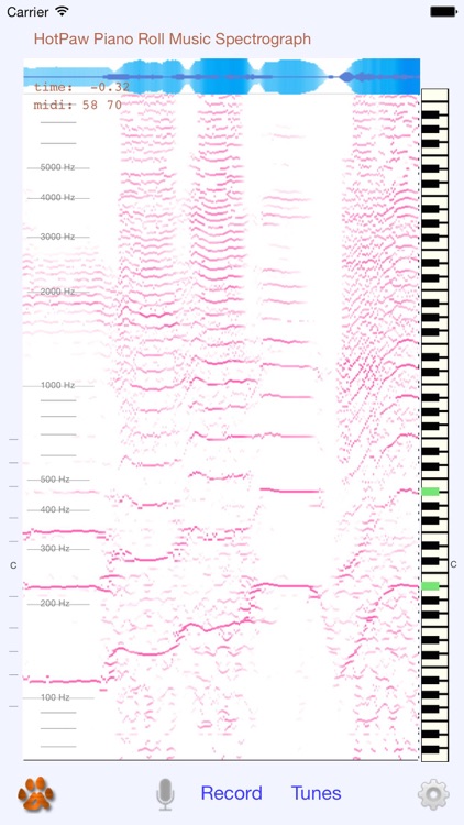 Music Spectrograph