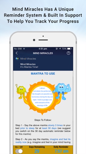 Mind Miracles- Mental Peace & Zen Health Coach App(圖4)-速報App