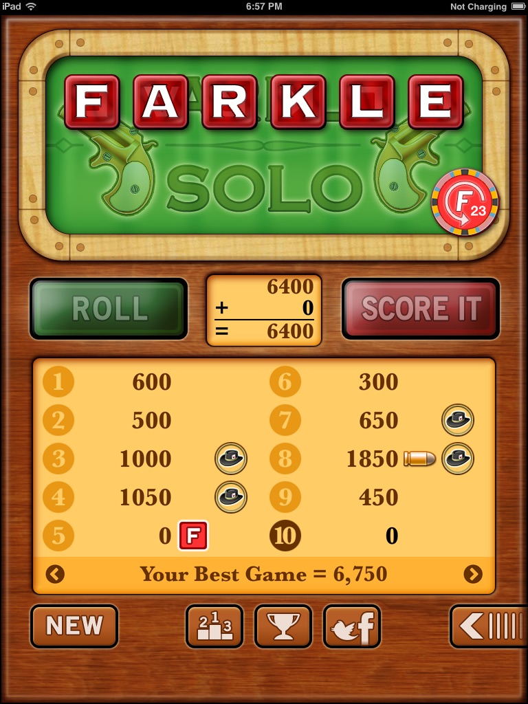 Farkle Solo - Free screenshot 3