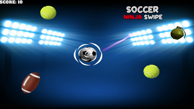 Soccer Ninja Knife Swipe