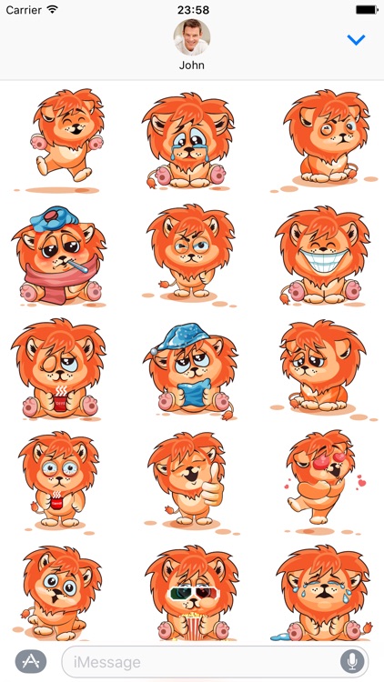 Lion - Stickers for iMessage