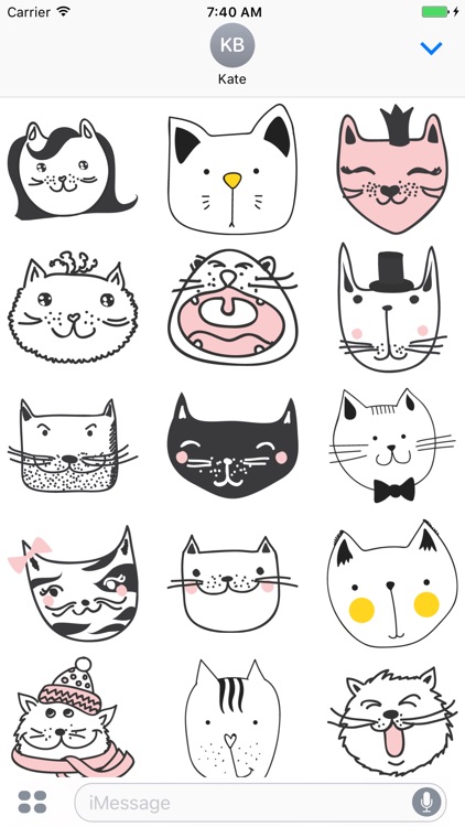 Doodle Cat Stickers Vol 01