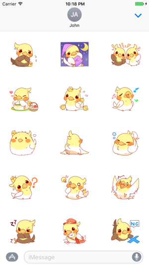 Lovely Bird Sticker(圖1)-速報App