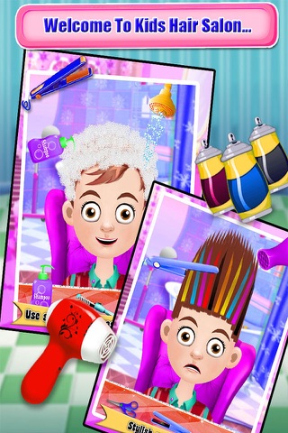 Kids Hair Salon - Hair Cutting - Hair style screenshot 4