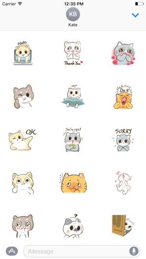 Pleasant Cat Sticker(圖1)-速報App