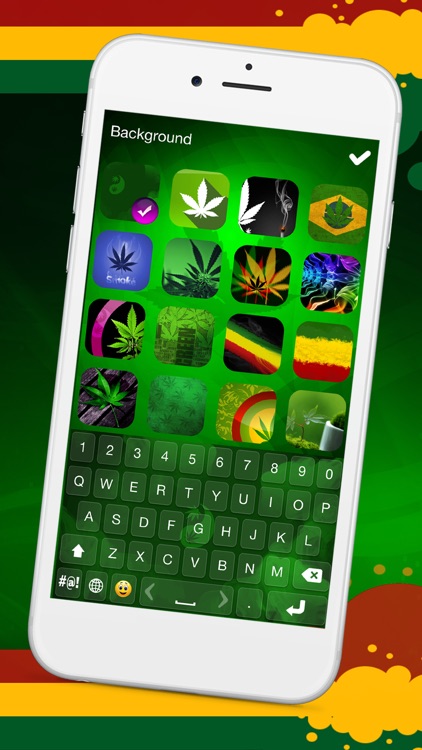 Weed Keyboard Theme With Emoji screenshot-3