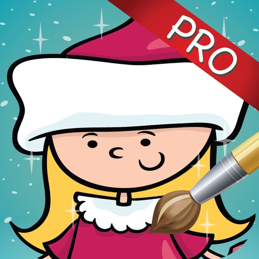Christmas Coloring Book Santa Claus Xmas for kids iOS App