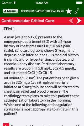 ACCP Flip Cards: Critical Care screenshot 3